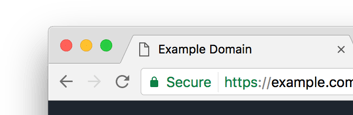 Secure website example